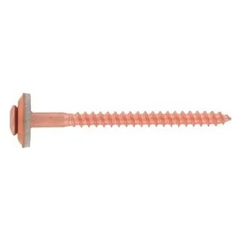 Spojovací materiál Klempířský šroub + EPDM, TX20 4,5 x 25, CU