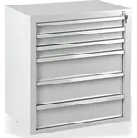 DEMA Dílenská skříňka 6-zásuvková Fernando, šedá