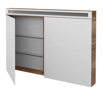 Koupelnový nábytek Dřevojas Dvoudveřová galerka MAX GA2O 120 - D21 Tobacco