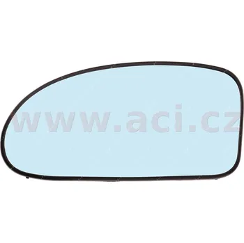 Auto zrcátko sklo zpětného zrcátka s plastem. vyhřívaný (obdélníková montáž) L