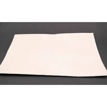 Výtvárné potřeby Samolepicí kožená záplata - bílá káva - rozměr 16 cm x 10 cm