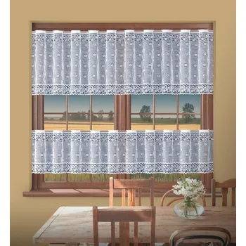 Záclona v metráži Sonata výška 40cm -zbytek 2,25m - šití a úprava záclony za 1metr sonata D