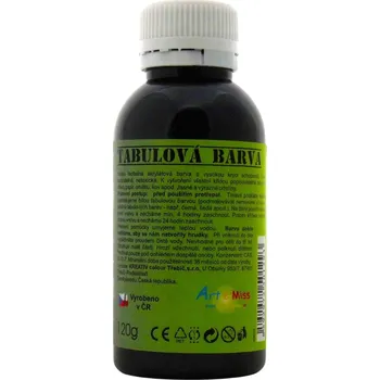 Speciální výtvarná barva ARTEMISS Tabulová barva Vyberte velikost: 110g, Vyberte odstín: 14 černá