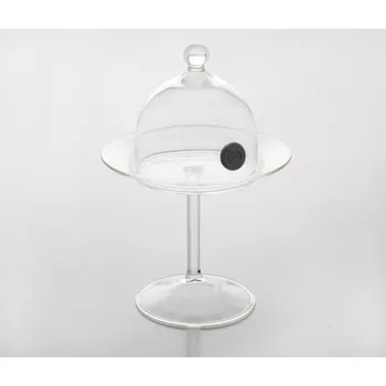 Poklop skleněný se stojanem pr. 15/9 cm