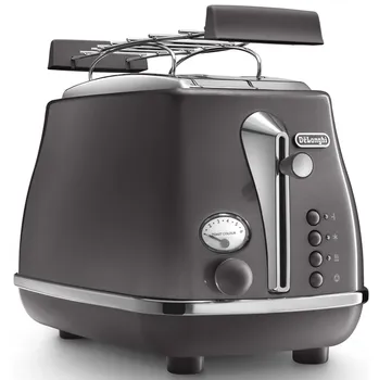 Topinkovač De'Longhi Icona Metallics - rozmrazování a ohřívání