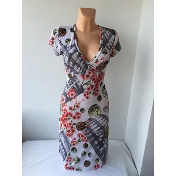 Dámské šaty Letní šaty ŘEKA 46,48, Barva Jako na obrázku 2, Velikost XL46, Materiál 98% Polyester 2% Lycra