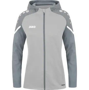 Pánská casual bunda JAKO PERFORMANCE bunda s kapucí vel. 34, šedá