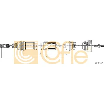 Spojkové lanko COFLE Tažné lanko, ovládání spojky 112280
