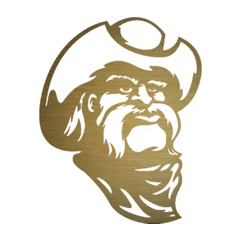 Samolepící dekorace SAMOLEPKA Kovboj 003 pravá s kloboukem (64 - škrábaný kov zlatý) NA AUTO, NÁLEPKA, FÓLIE, POLEP, TUNING, VLASTNÍ TEXT, TISK, AUTOSAMOLEPKY.cz, POLEPY, OBRÁZEK, LOGO, SAMOLEPKY