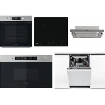 Set domácích spotřebičů WHIRLPOOL OMK58CU1SX + WHIRLPOOL WL S7260 NE + WHIRLPOOL AKR 5390/1 IX + WHIRLPOOL MBNA910X + WHIRLPOOL WSIO 3O34 PFE X