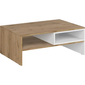 Konferenční stolek Konferenční stolek 90, bílá/dub wotan, VILGO
