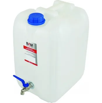 Kanystr Kanystr na vodu 20L bílý kohout spodní M-2