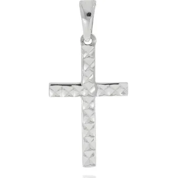 Přívěsek Zlatý křížek se zirkony