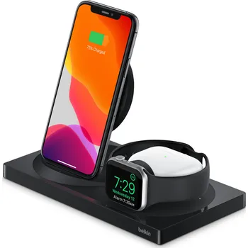 Belkin BOOST CHARGE 3-in-1 bezdrátová nabíječka pro Apple WIZ004ttBK-APL (iPhone + Apple Watch + AirPods)