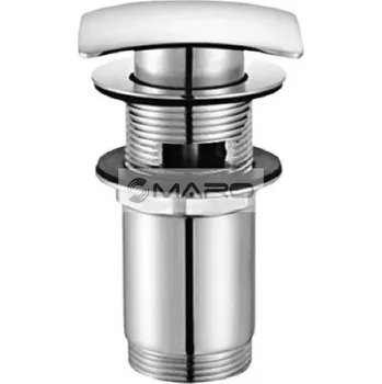 Sifon Plast Brno Výpust umyvadlová Klik-klak, vysoká, 5/4", hranatá krytka, EUVCR05