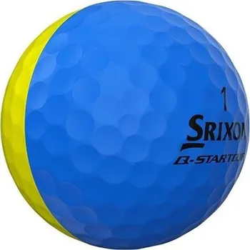 Golfový míček SRIXON Q-Star Tour Divide golfové míčky žluto-modré (1 ks)