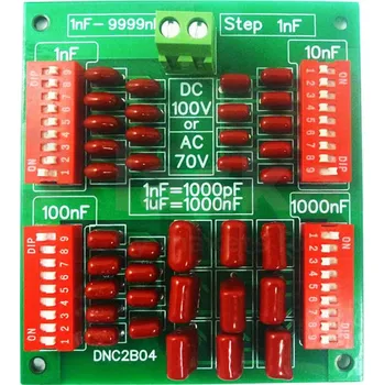 LaskaKit_cz Jednoduchá kapacitní keramická dekáda DNC2B04 1nF - 9999nF krok 1nF ± 5% 100V