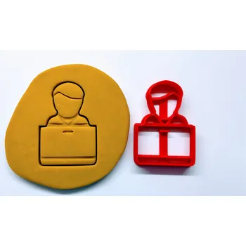 Student s notebookem - školní vykrajovátko