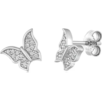 Šperk SOFIA stříbrné náušnice motýlci AEAE9157Z/R