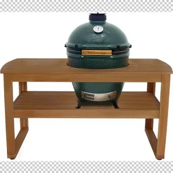 Zahradní gril Big Green Egg stůl z eukalyptového dřeva Large + doprava zdarma!