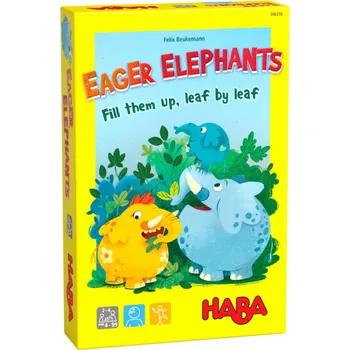 Desková hra HABA Netrpěliví sloni - Eager Elephants