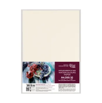 Papír pro tiskárny Papíry pro akvarel Rosa A4 200g 10 listů (Papíry pro akvarel Rosa A4 200g 10 listů)