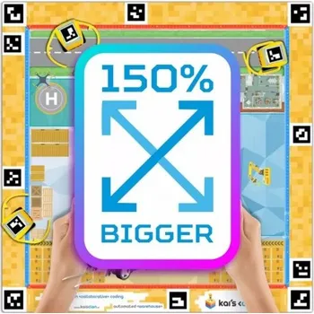 Robot Kai´s Education - Kai´s Clan - AR a VR podložka Automated Warehouse (XL velikost) Kai´s Education KAKAI-MAT-AWHOUSE-XL