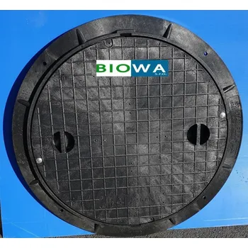 Čistička odpadních vod Poklop plastový DECR BASIC prům. 600 mm s rámem
