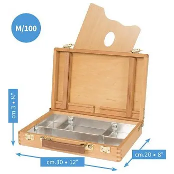 Luxusní dřevěný kufřík Mabef 20x30cm - M/100 (Luxusní dřevěný kufřík Mabef 20x30cm - M/100)