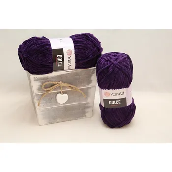 Příze Dolce 784 tmavě fialová