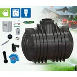 GeraTec Nádrž na dešťovou vodu ATLANTIS 7000 L DŮM - sestava