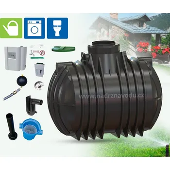 nádrž GeraTec Nádrž na dešťovou vodu ATLANTIS 7000 l