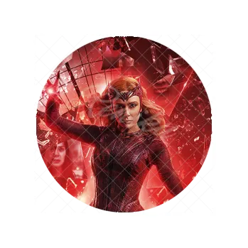 Jedlá dekorace na dort SCARLET WITCH, VARIANTA Jedlý papír 1708