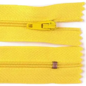 Zip L15564/20 Spirálový zip 3 mm, pinlock - Žlutá -: 25 cm