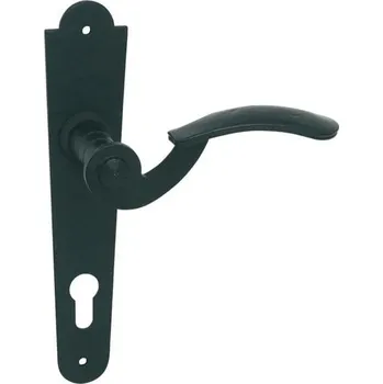 Dveřní kování LR - TILLY PZ otvor pro vložku, klika/klika, 90 mm Kovaná černá