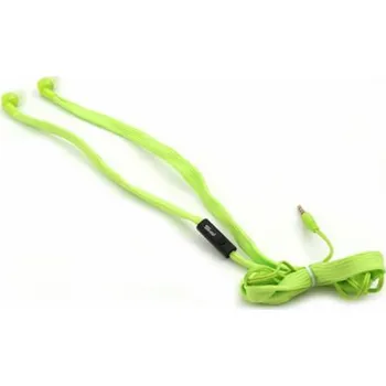 Sluchátka PLATINET FREESTYLE SHOELACE sluchátka s mikrofonem, zelená