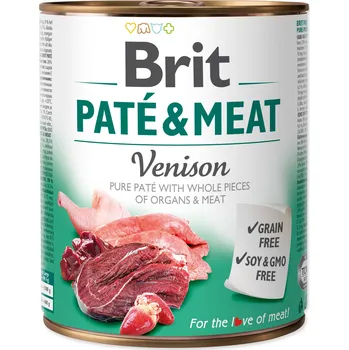 24ks Brit Paté & Meat Venison 800g