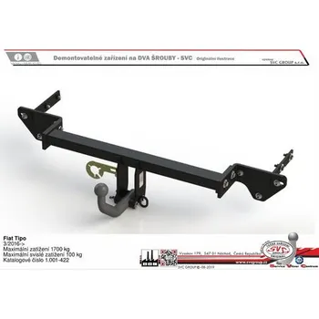 Tažné zařízení Tažné zařízení Fiat Tipo 3/2016-> SV 1.001-422, SVC GROUP