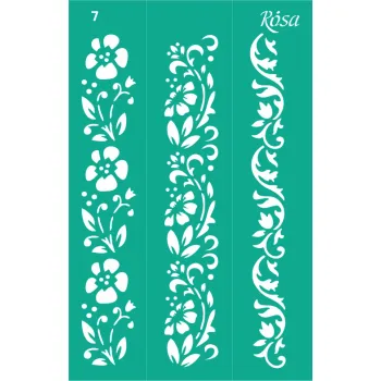 Šablona opakovatelně samolepící 13x20cm – 7 (Šablona opakovatelně samolepící 13x20cm – 7)