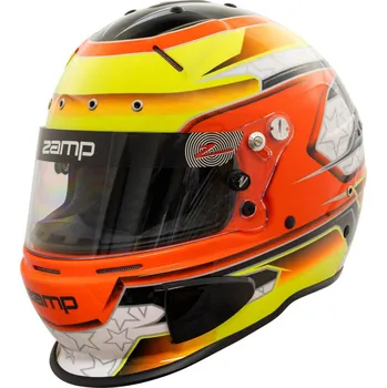 Helma na motorku ZAMP Přilba RZ 70E SWITCH Orange/Yellow L