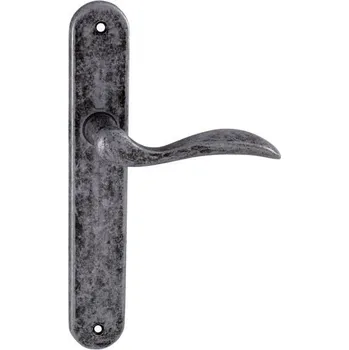 Dveřní kování TI - LEA - 1941 PZ otvor pro vložku, 72 mm, koule/klika pravá OGA - Antik šedá (47)