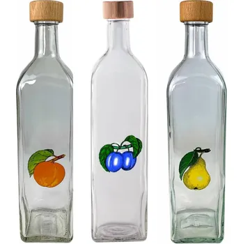 Sklenice MARASKA s víčkem ŠVESTKA 1 l