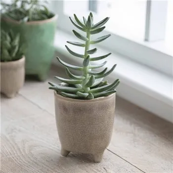 Květináč Kameninový květináč na nožičkách malý