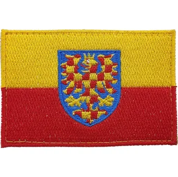 Nášivka NAVYS Nášivka Občanská vlajka Moravy s orlicí Velcro A-32-SZ