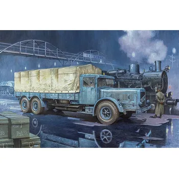 Plastikový model Roden 1/35 Vomag 8 LR LKW German WWII Heavy Truck
