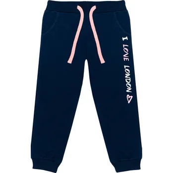 Dívčí tepláky - Winkiki WKG 02889, tmavě modrá Barva: Modrá tmavě, Velikost: 104