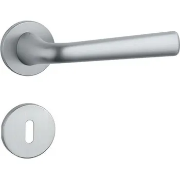 Dveřní kování AS - TULIPA - R 7S rozety BB, klika/klika OCS - Chrom broušený