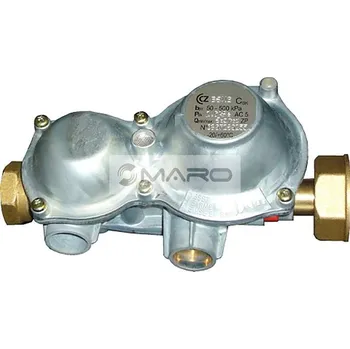 regulátor tlaku vody Hutira / Fisher Regulátor tlaku plynu B6 NG L přímý 3/4" x 1", Qmax=6 m³/h, sférok, 44010080