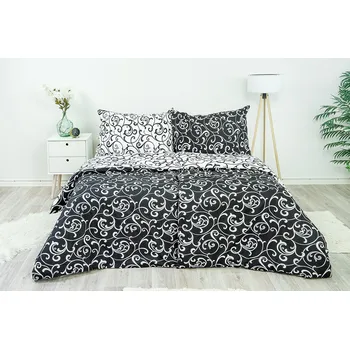 Stanex Metráž bavlna ornament bílý (LS34)