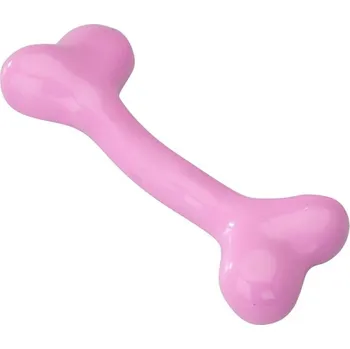 Hračka pro psa Hračka dent.guma kost 20,5cm jahoda EBI